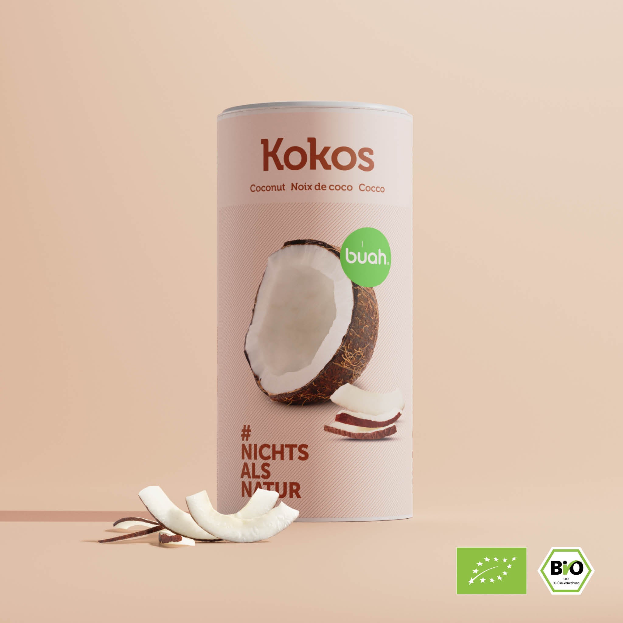 buah Kokoschips in der grossen Dose