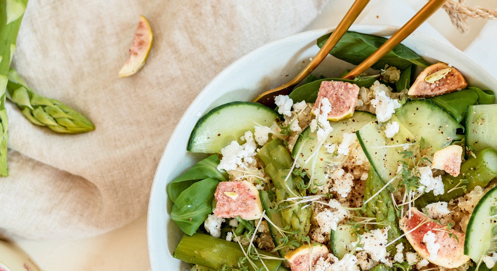 Sommerlicher Feigen-Quinoa Salat
