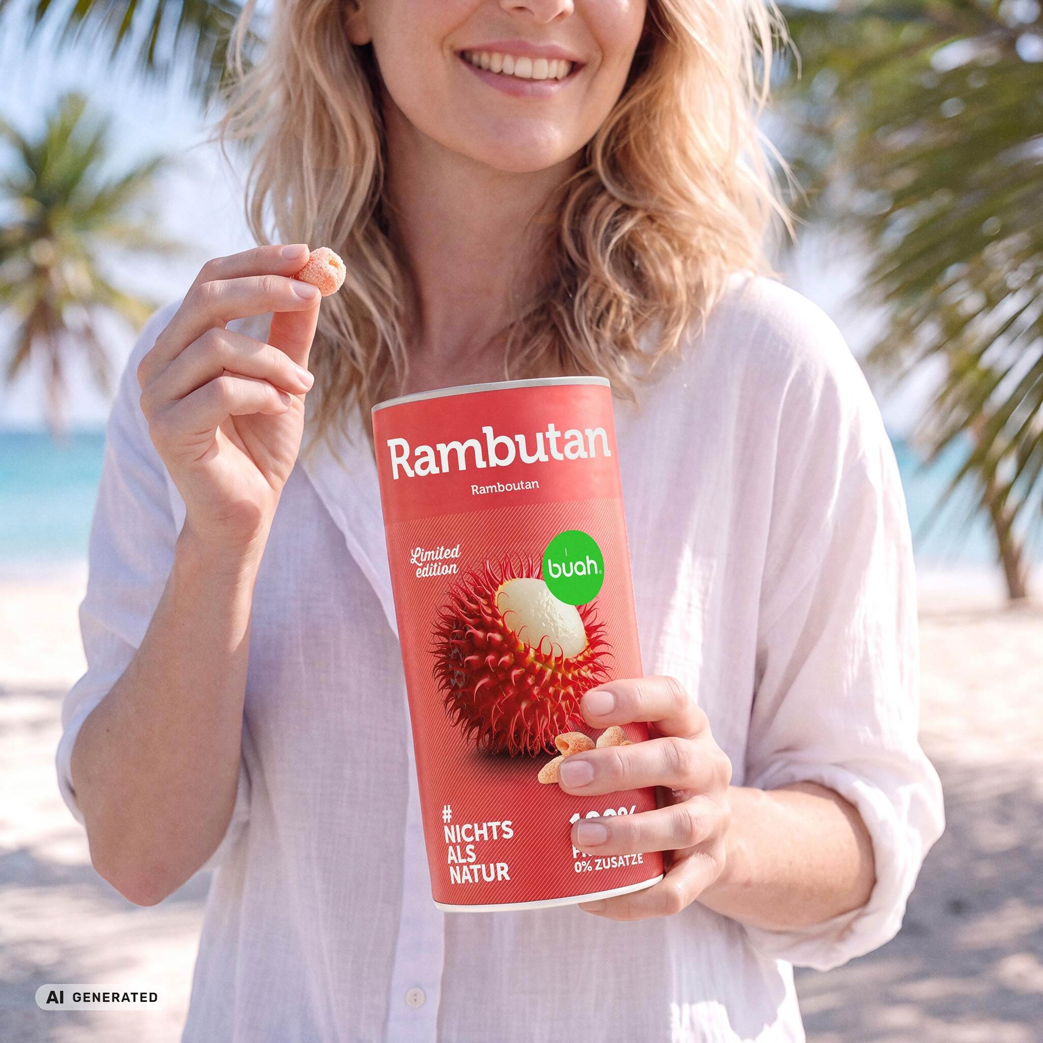 Gefriergetrocknete Rambutan
